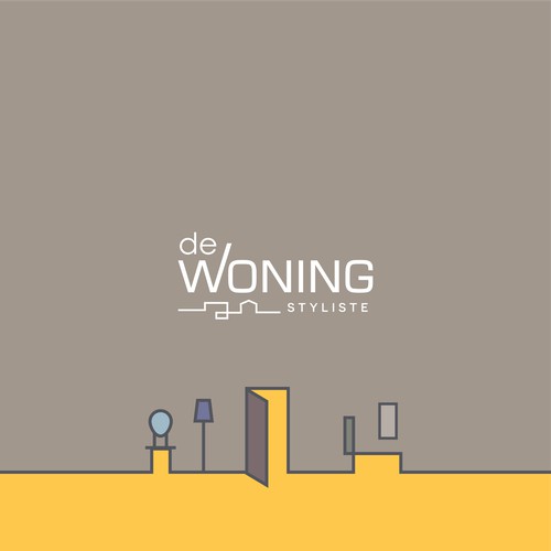 De Woning Styliste - Logo Design