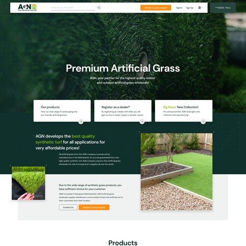 WordPress website for AGN