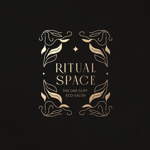 A Mystical, Vintage Vibe Logo Design for a Hair Salon