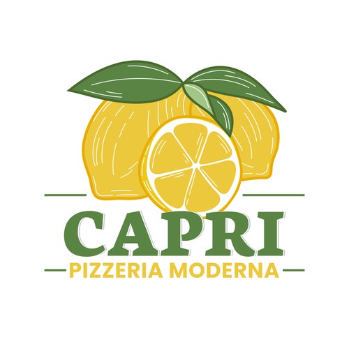 Logo design concept for a pizza retaurant
