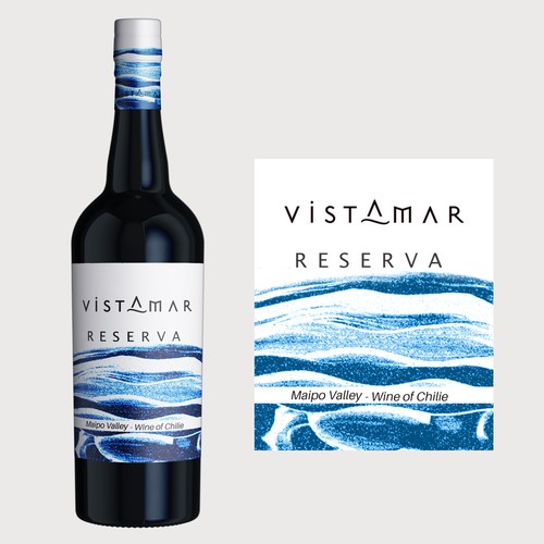 wine label design