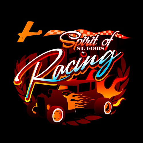 fan T'shirt for Spirit of St. louis Racing