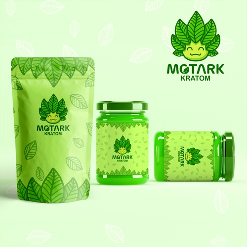 fun logo concept for kratom product