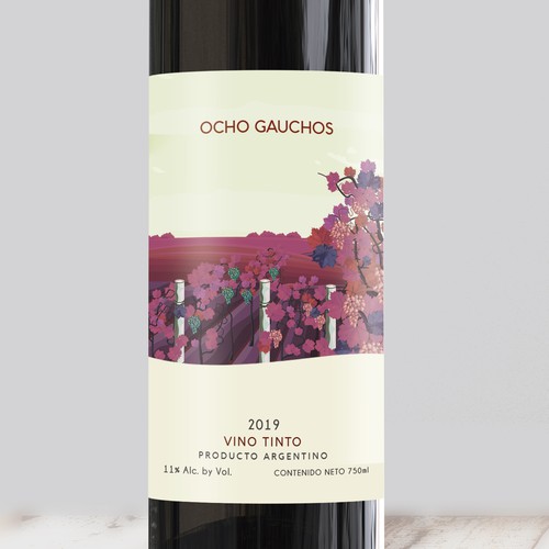 Label wine Design  