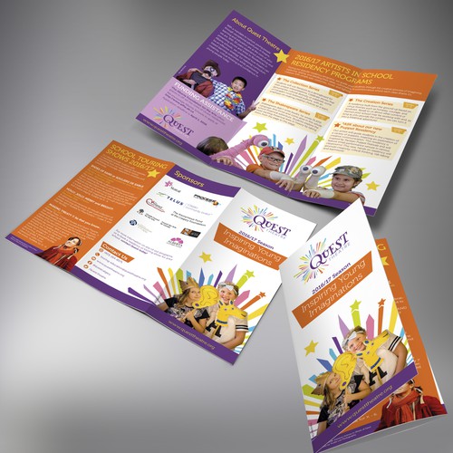 Quest Theatre Tri-fold brochure