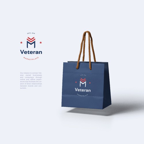 Concept logo for Veteran Marketplace