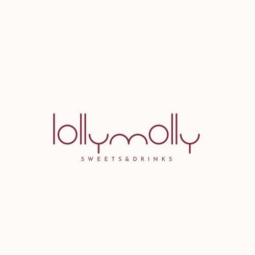  Lolly Molly - Sweets & Drinks Logo Design
