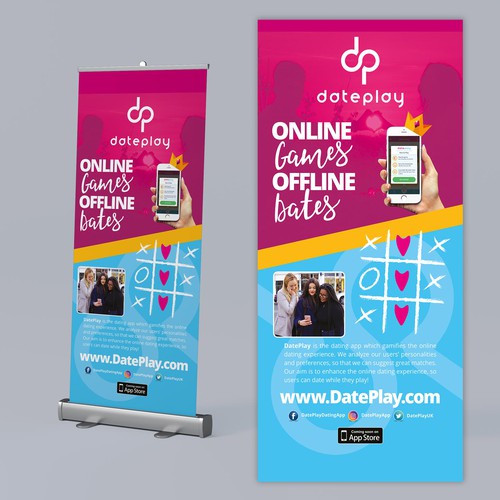 Rollup Banner App DatePlay