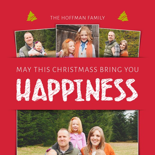 Create a Beautiful Holiday Card Template - Merry Christmas!