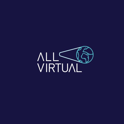 All Virtual logo concept