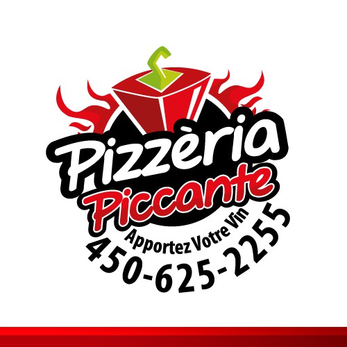 Create the next logo for Pizzeria Piccante