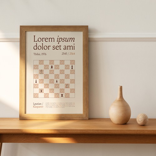 Chess poster theme