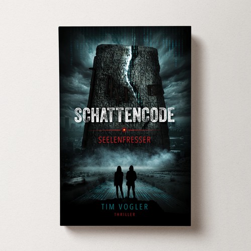 Schattencode – Dystopian Thriller Book Cover