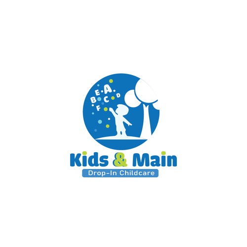 Logo for Kids and Main drop in childcare