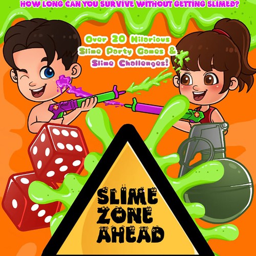Slime Party Packaging design.