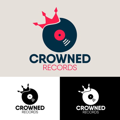 logo concept for record company