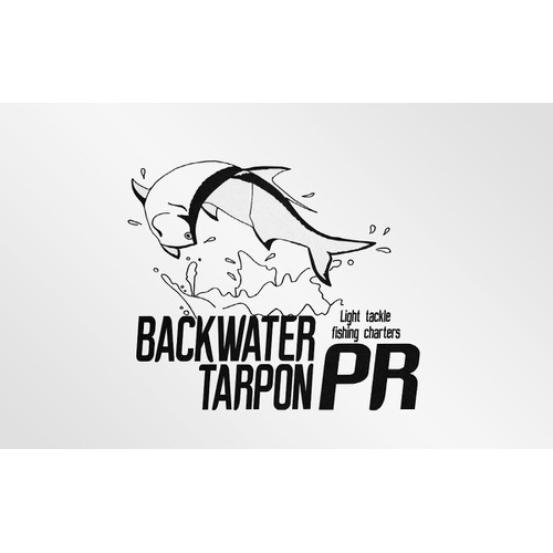 Create a logo for a Tarpon fishing business.