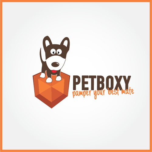 Online Pet Goodies Business PetBoxy Needs A Classy Logo Design.