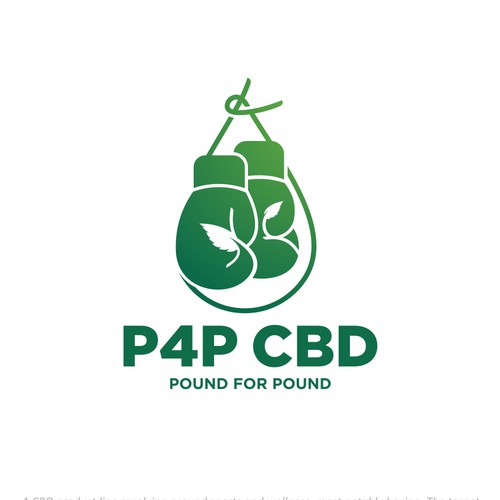 P4P CBD logo (Pound for Pound)