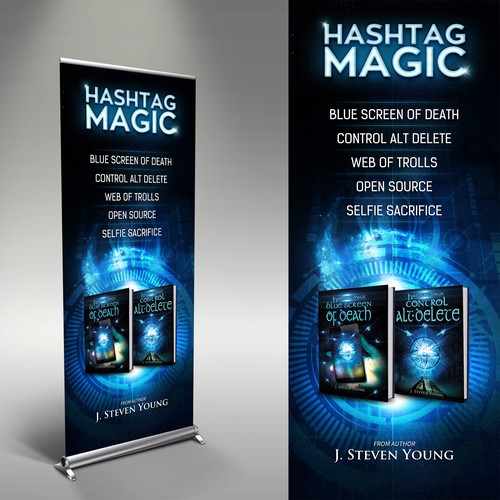 Hashtag Magic Stand banner