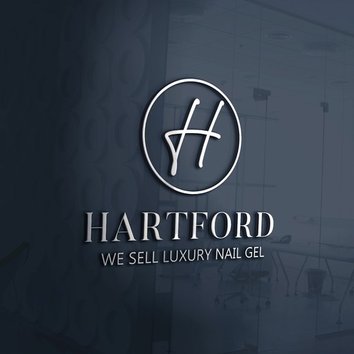 Logo design for a premium nail gel