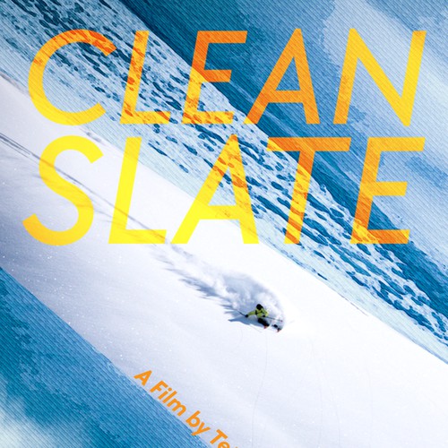 Bold movie poster design for Clean Slate film.