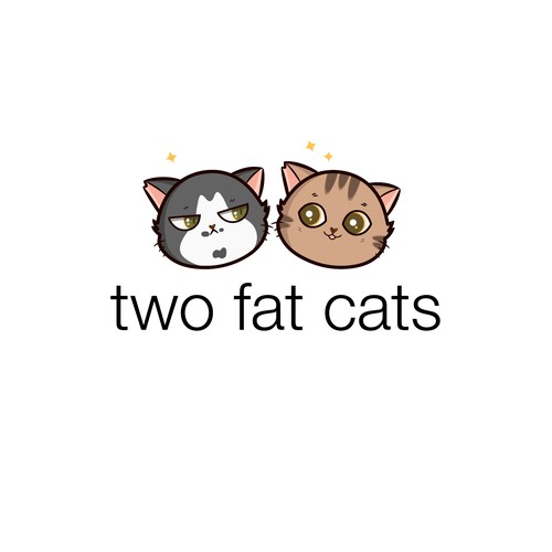 two fat cats