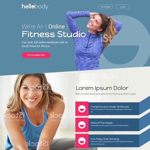 Online Fitness Studio