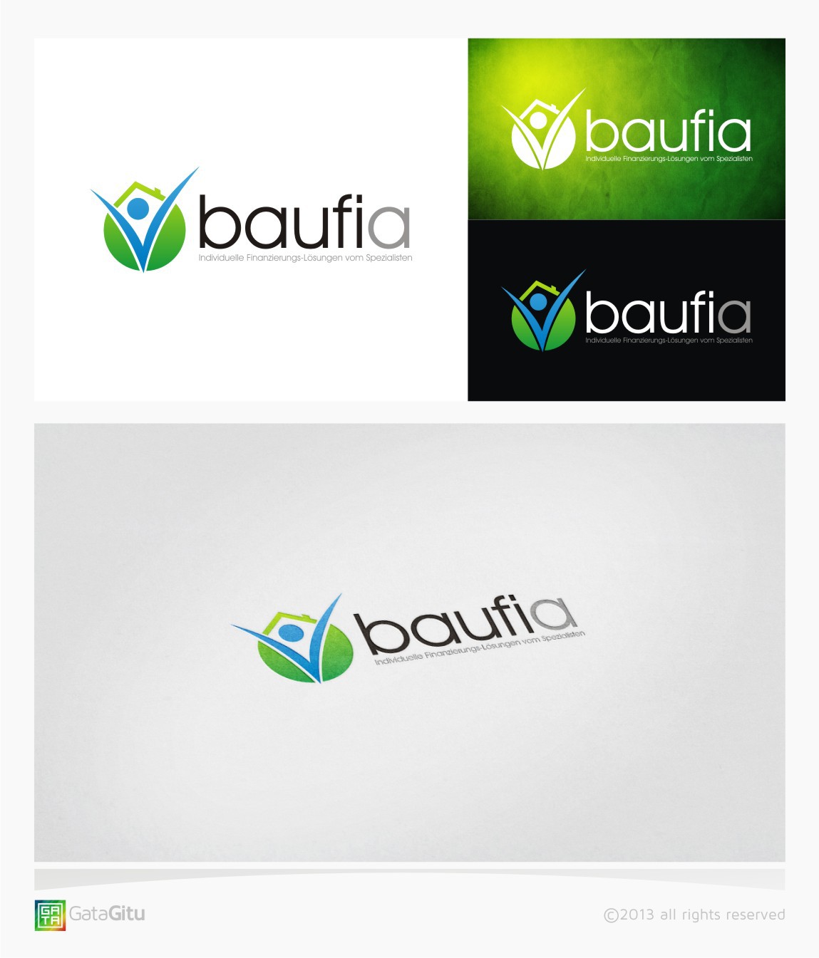 LOGO Wortbildmarke für baufia