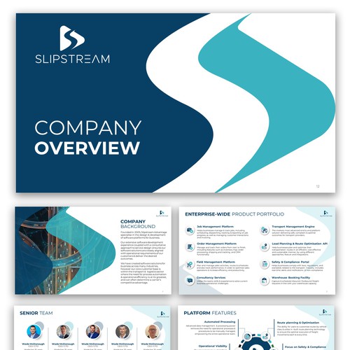 SlipStream Logistics Powerpoint Deck
