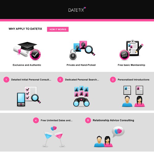 Icon set for Datetix