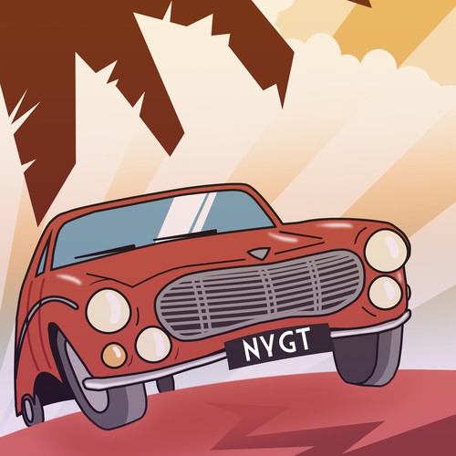 Stylised volvo1800s