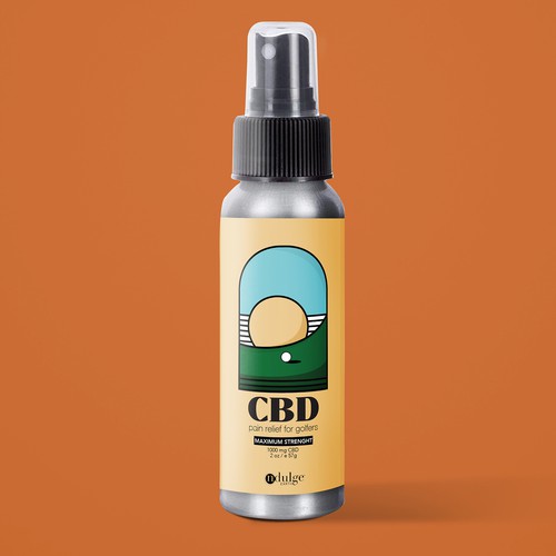 Label Design Proposal For CBD Pain Relief Spray