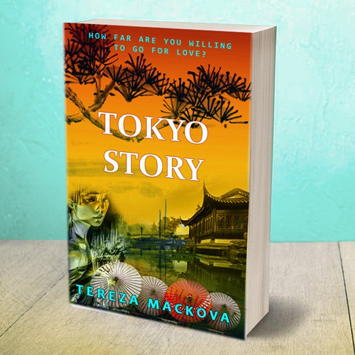 Book cover design - book "Tokyo Story" 