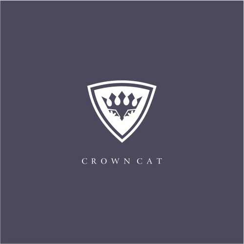 Brand Logo Design for “Crown Cat”