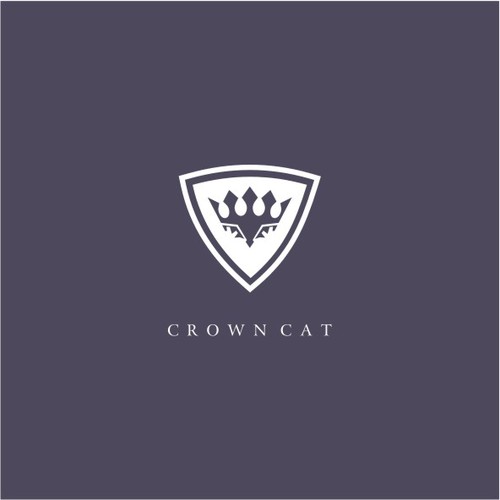 Brand Logo Design for “Crown Cat”