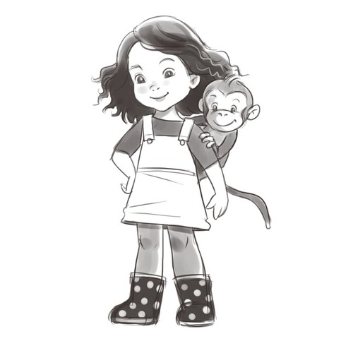 Little girl character design