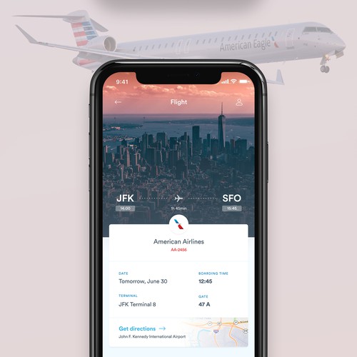 Mobile app for an airline company