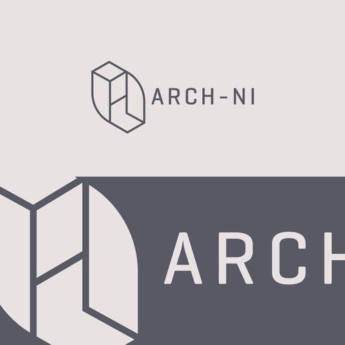 Isometric logo for Architecture firm