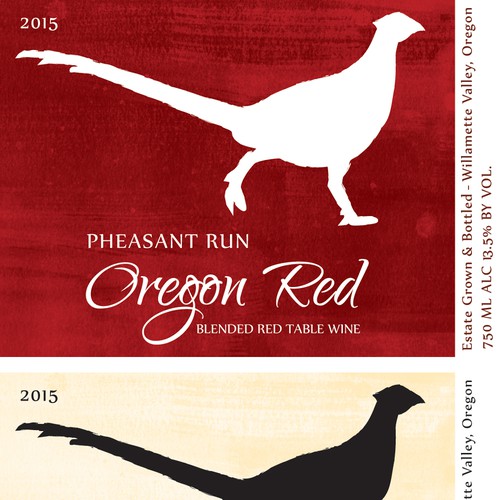creating a cool, classy label for Pheasant Run Winery