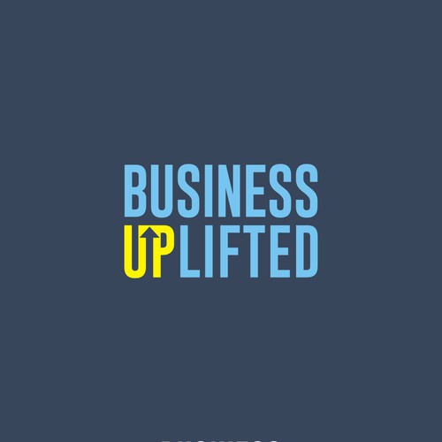 simple and profesional logo for business uplifted