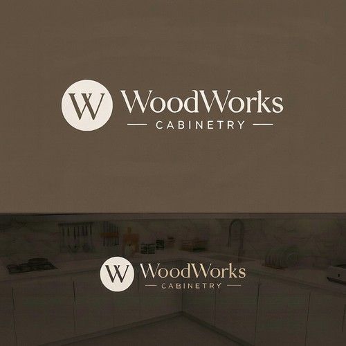 WoodWorks Cabinetry – Premium Custom Woodwork Logo