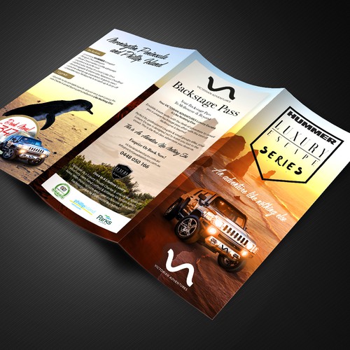 Brochure for luxury travel agency