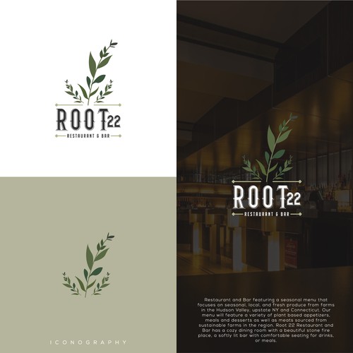 Logo concept for a restaurant.