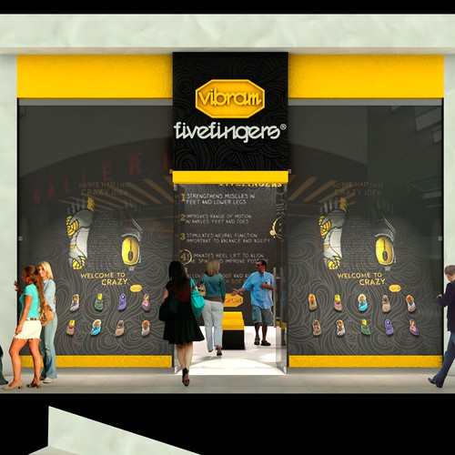 Vibram Fivefingers Shop Design