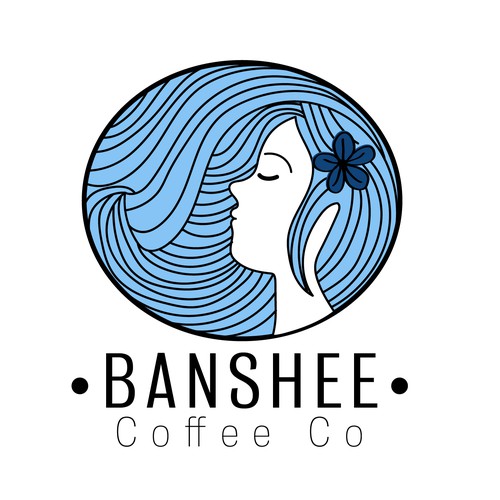 Illustrated logo for Coffe brand