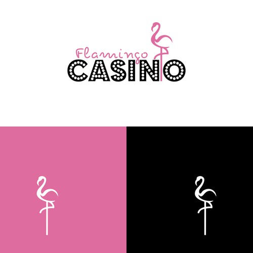 Flamingo casino logo design 