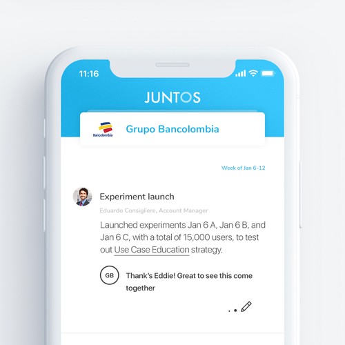 App design for financial company