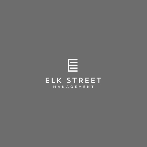 Logo for creative, urban, enthusiastic real estate investment firm: www.elkstreetmgmt.com 