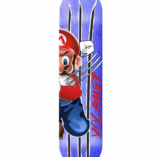 LOGAN in the version of MARIO BROS